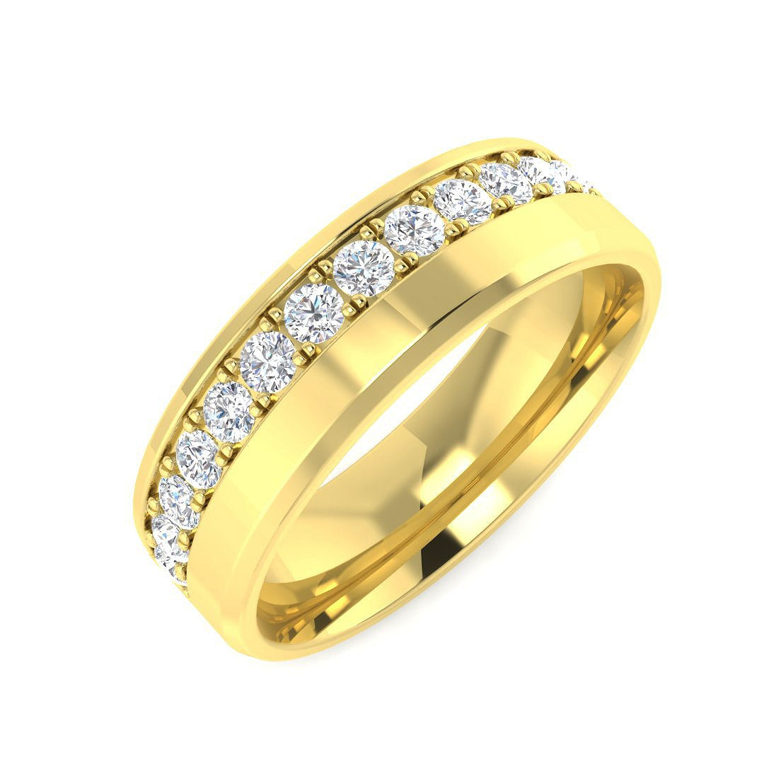 Lab-Grown Diamond Fancy Ring in 10K/14K gold and platinum with certified lab-grown or natural diamonds