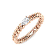 Diamond Chippebham Engagement Ring in 10K/14K gold and platinum with certified lab-grown or natural diamonds