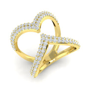 Lab-Grown Diamond Fancy Ring in 10K/14K gold and platinum with certified lab-grown or natural diamonds