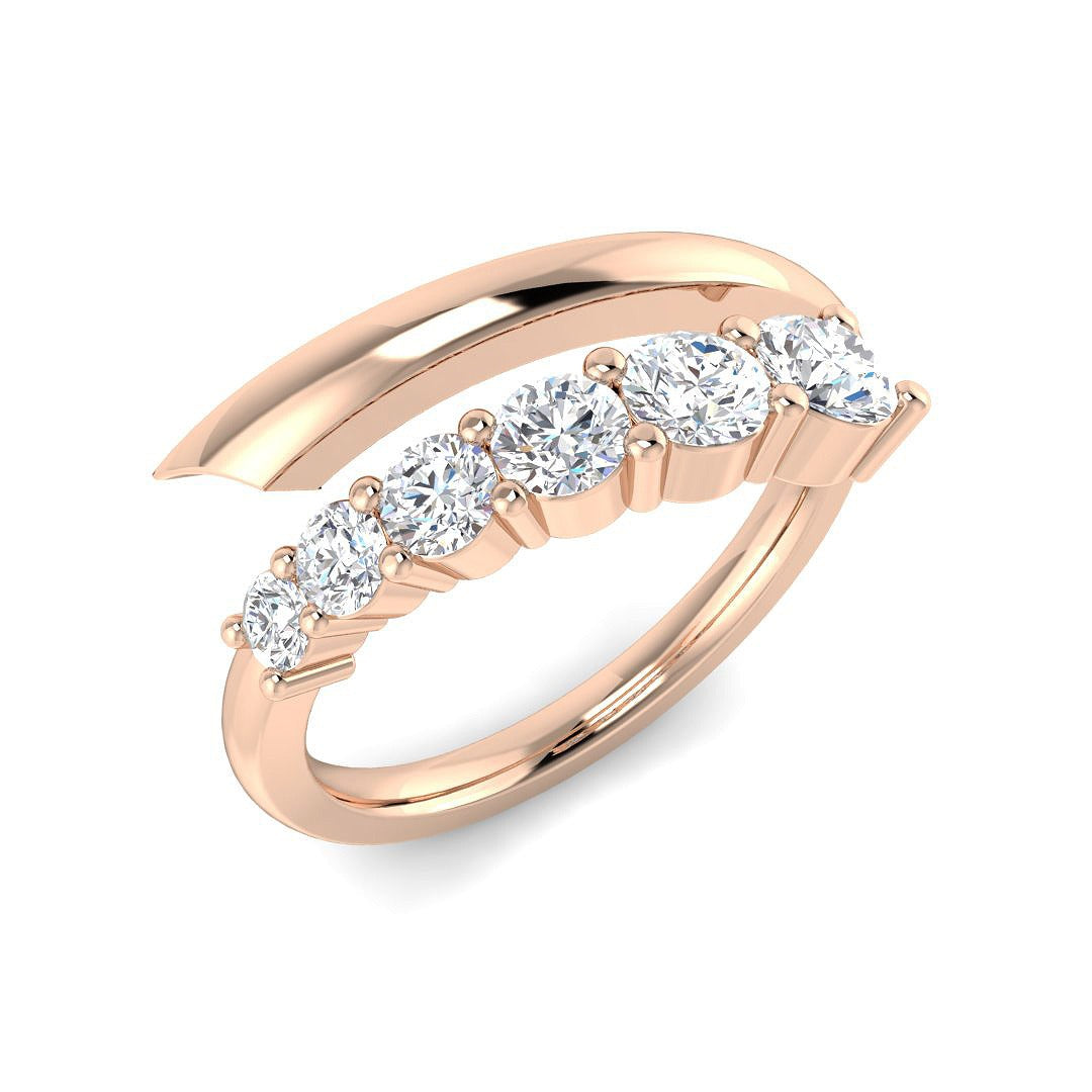 Lab-Grown Diamond Fancy Ring in 10K/14K gold and platinum with certified lab-grown or natural diamonds