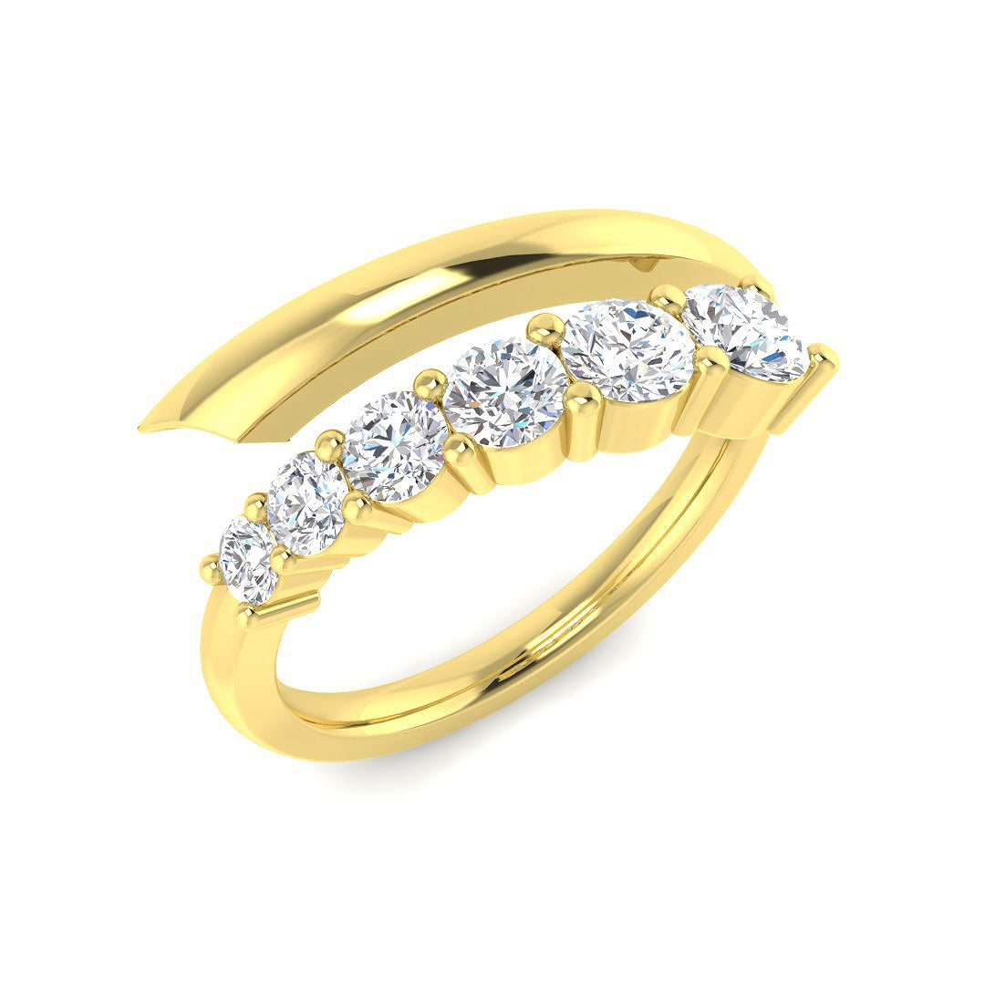 Lab-Grown Diamond Fancy Ring in 10K/14K gold and platinum with certified lab-grown or natural diamonds