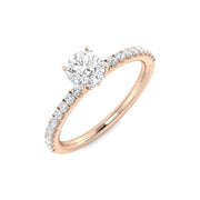 Diamond Hereforb Engagement Ring in 10K/14K gold and platinum with certified lab-grown or natural diamonds