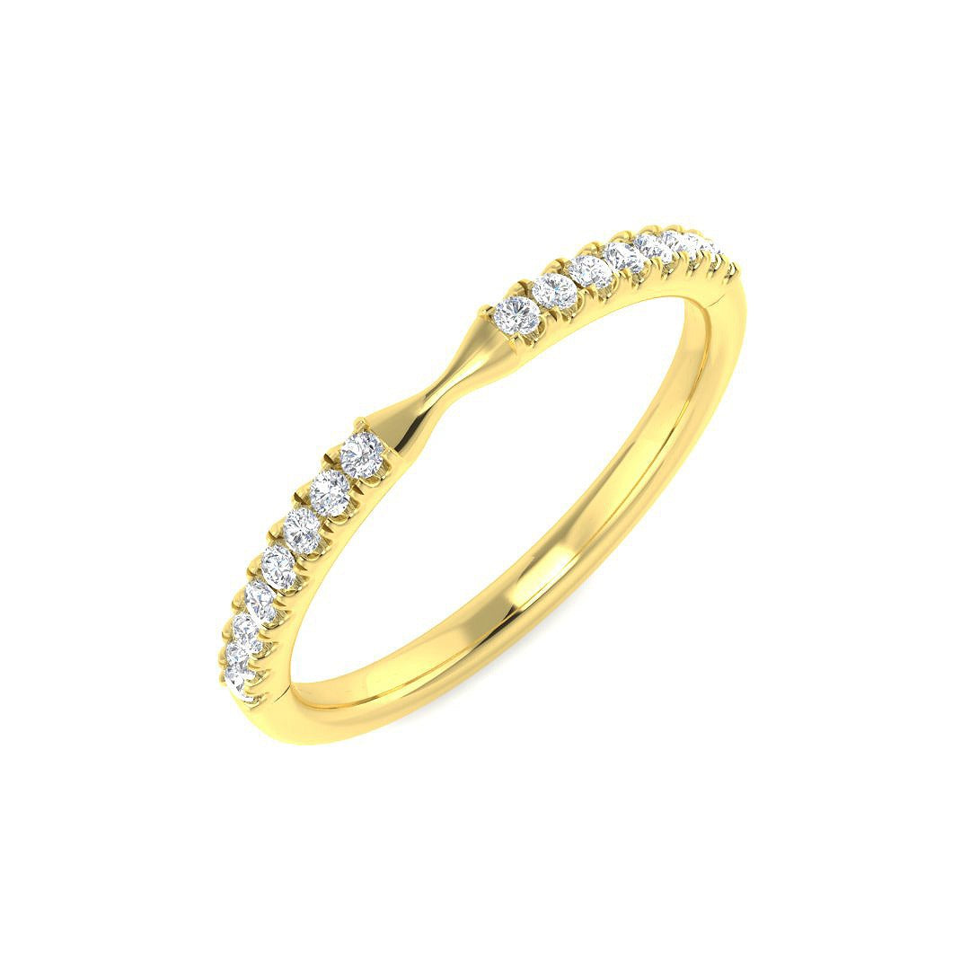 Natural Diamond Fancy Ring in 10K/14K gold and platinum with certified lab-grown or natural diamonds