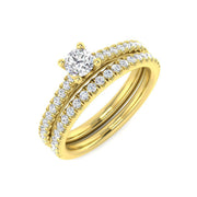 Diamond Berkesey Engagement Ring in 10K/14K gold and platinum with certified lab-grown or natural diamonds