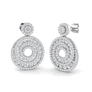 Elegant 2ct Gold Drop Diamond Earrings - Luxurious Jewelry in 10K/14K gold and platinum with certified lab-grown or natural diamonds