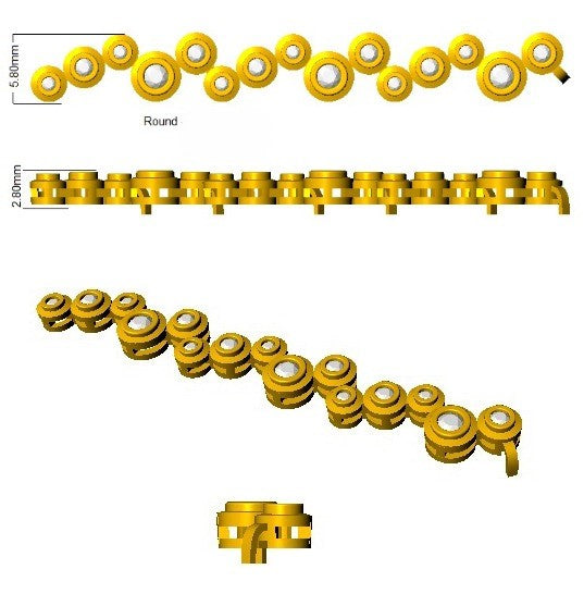 Natural Diamond Cluster Tennis Bracelet in 10K/14K gold and platinum with certified lab-grown or natural diamonds