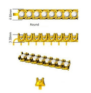 Round Cut Prong Set Lab Grown Diamond Tennis Bracelet in Platinum with Box Closure in 10K/14K gold and platinum with certified lab-grown or natural diamonds