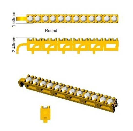 Platinum Lab Grown Round Diamond Tennis Bracelet in 10K/14K gold and platinum with certified lab-grown or natural diamonds