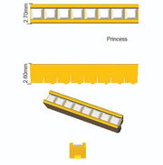 Channel Set Princess Cut Natural Diamond Link Tennis Bracelet with Box Clasp in 10K/14K gold and platinum with certified lab-grown or natural diamonds