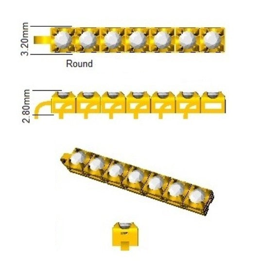 Natural Round Diamond Tennis Bracelet in 10K/14K gold and platinum with certified lab-grown or natural diamonds