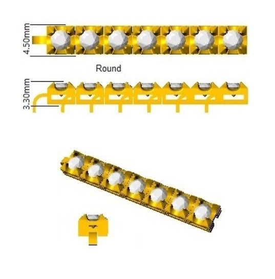 Natural Round Diamond Tennis Bracelet in 10K/14K gold and platinum with certified lab-grown or natural diamonds