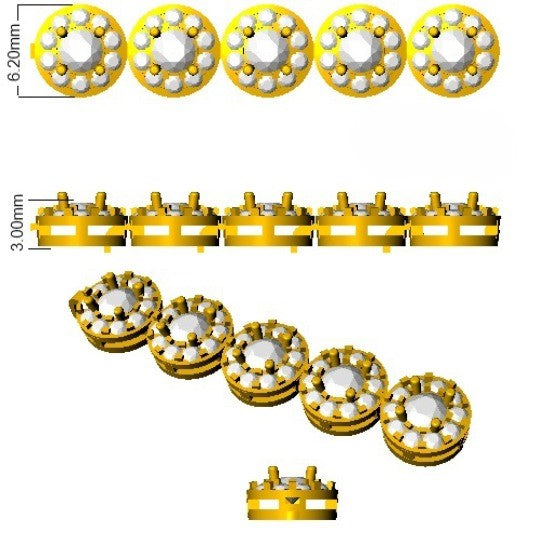 Lab Grown Diamond Halo Tennis Bracelet with Box Clasp & Safety Lock in 10K/14K gold and platinum with certified lab-grown or natural diamonds