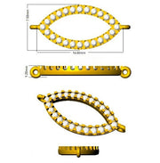Natural Diamond Evil Eye Bracelet with Pave Set & Lobster Claw in 10K/14K gold and platinum with certified lab-grown or natural diamonds