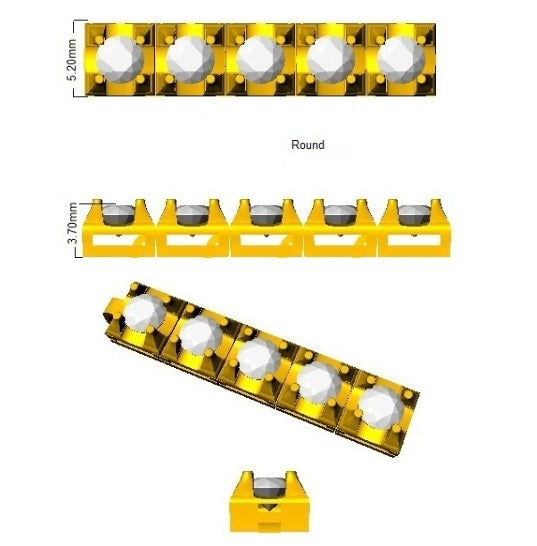 Lab Grown Diamond Tennis Bracelet in 10K/14K gold and platinum with certified lab-grown or natural diamonds