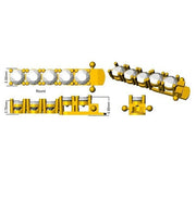 Round Natural Diamond Tennis Bracelet in Prong Set with Secure Box Clasp in 10K/14K gold and platinum with certified lab-grown or natural diamonds