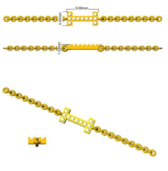 Trendy Round Cut Natural Diamond Initial I Letter Chain Bracelet in Platinum with Lobster Clasp in 10K/14K gold and platinum with certified lab-grown or natural diamonds