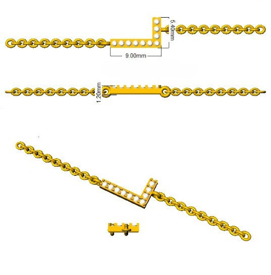 Natural Round Cut Diamond Initial L Letter Bracelet - Pave Set Lobster Claw in 10K/14K gold and platinum with certified lab-grown or natural diamonds
