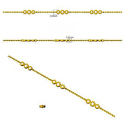 Round Natural Diamond Bezel Set Tennis Bracelet /Solid Gold or Platinum with Lobster Claw in 10K/14K gold and platinum with certified lab-grown or natural diamonds