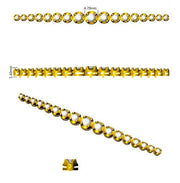 Round Lab Grown Diamond Graduate Tennis Bracelet in Platinum with Prong Set Box Clasp in 10K/14K gold and platinum with certified lab-grown or natural diamonds