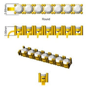 Lab Grown Diamond Tennis Bracelet in 10K/14K gold and platinum with certified lab-grown or natural diamonds
