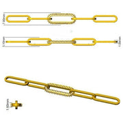Lab Grown Diamond Paperclip Link Bracelet with Lobster Clasp in 10K/14K gold and platinum with certified lab-grown or natural diamonds
