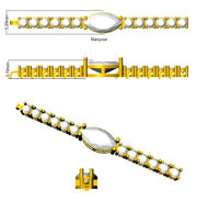 Lab Grown Diamond Tennis Bracelet in 10K/14K gold and platinum with certified lab-grown or natural diamonds