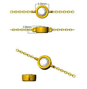 Natural Diamond Solitaire Bracelet in 10K/14K gold and platinum with certified lab-grown or natural diamonds
