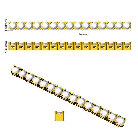 Round Cut Lab Grown Diamond Tennis Bracelet /Solid Gold with Secure Box Clasp in 10K/14K gold and platinum with certified lab-grown or natural diamonds