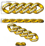 10.80ct Round Natural Pave Cuban Link Bracelet-Iced Out Curb Bracelet for Unisex in 10K/14K gold and platinum with certified lab-grown or natural diamonds