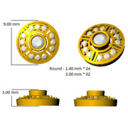 Elegant Vintage Round Diamond Stud Earrings in 10K/14K gold and platinum with certified lab-grown or natural diamonds