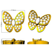 3ct Gold Diamond Shape Earrings - Elegant Luxury Jewelry in 10K/14K gold and platinum with certified lab-grown or natural diamonds