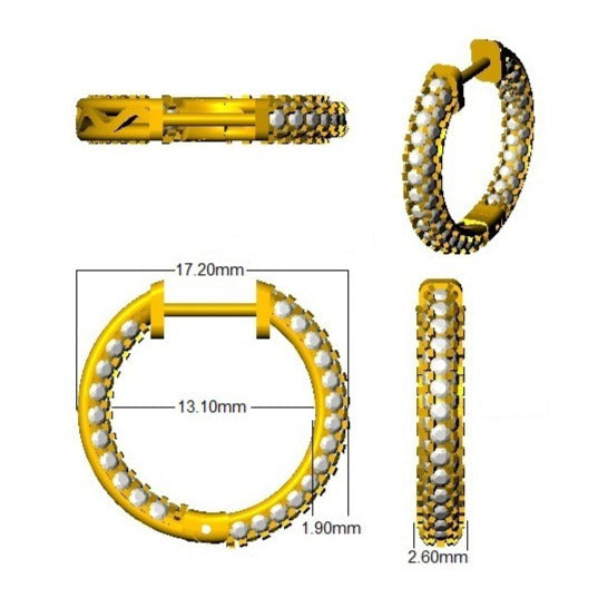 Elegant 1.50 in 10K/14K gold and platinum with certified lab-grown or natural diamonds