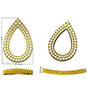 Elegant 4.0Ct Gold Teardrop Diamond Earrings in in 10K/14K gold and platinum with certified lab-grown or natural diamonds