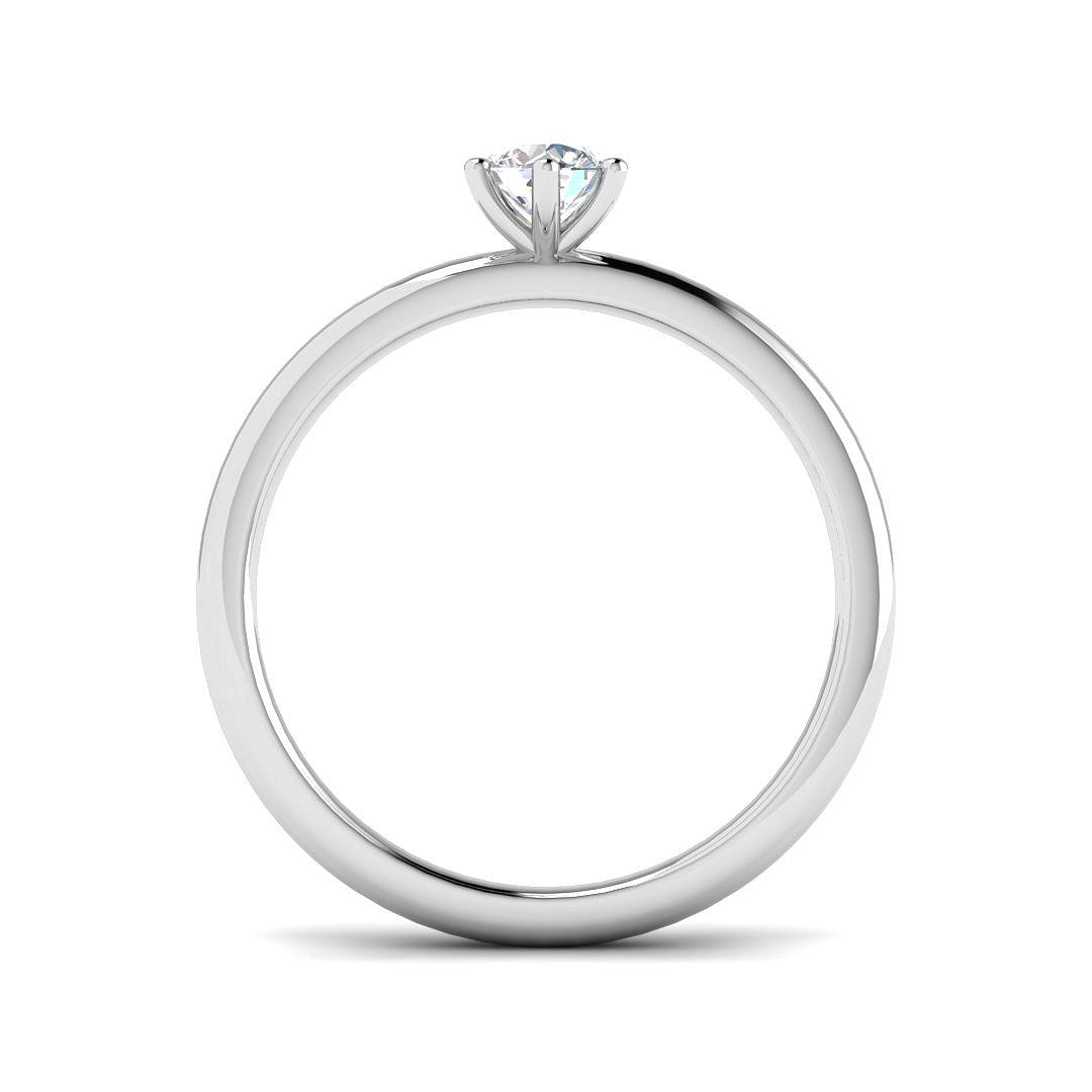 Diamond sivibgktob Engagement Ring in 10K/14K gold and platinum with certified lab-grown or natural diamonds