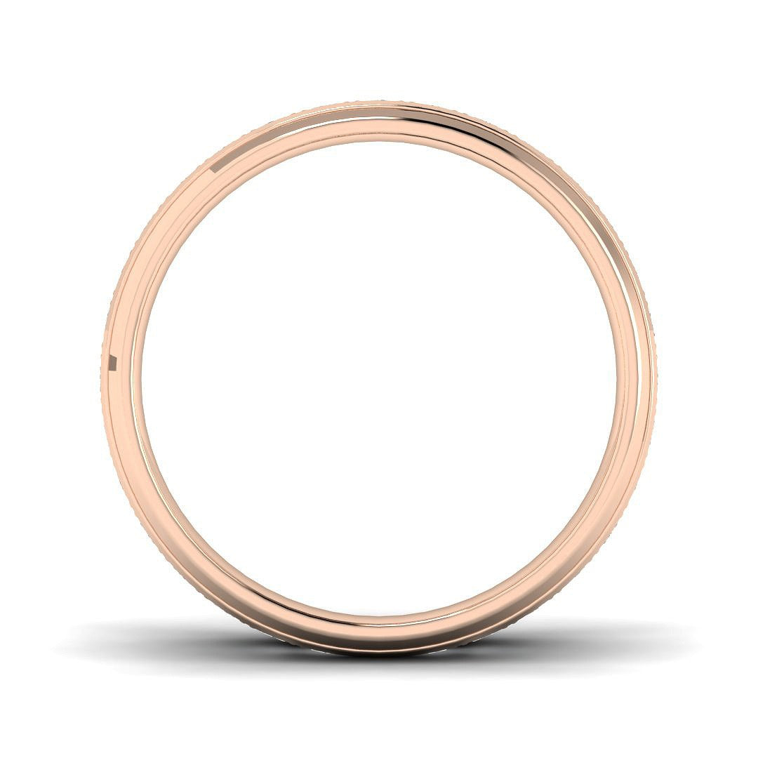Round Diamond Full Eternity Ring in 10K/14K gold and platinum with certified lab-grown or natural diamonds