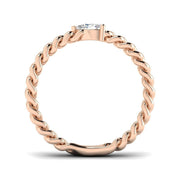 Diamond Chippebham Engagement Ring in 10K/14K gold and platinum with certified lab-grown or natural diamonds