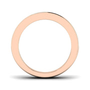 Pink Sapphire Half Eternity Ring with Round Diamond Channel Setting in 10K/14K gold and platinum with certified lab-grown or natural diamonds