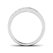 Sparkling Cross Diamond Ring in 10K/14K gold and platinum with certified lab-grown or natural diamonds