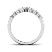 Sparkling Diamond Wishbone Ring in 10K/14K gold and platinum with certified lab-grown or natural diamonds