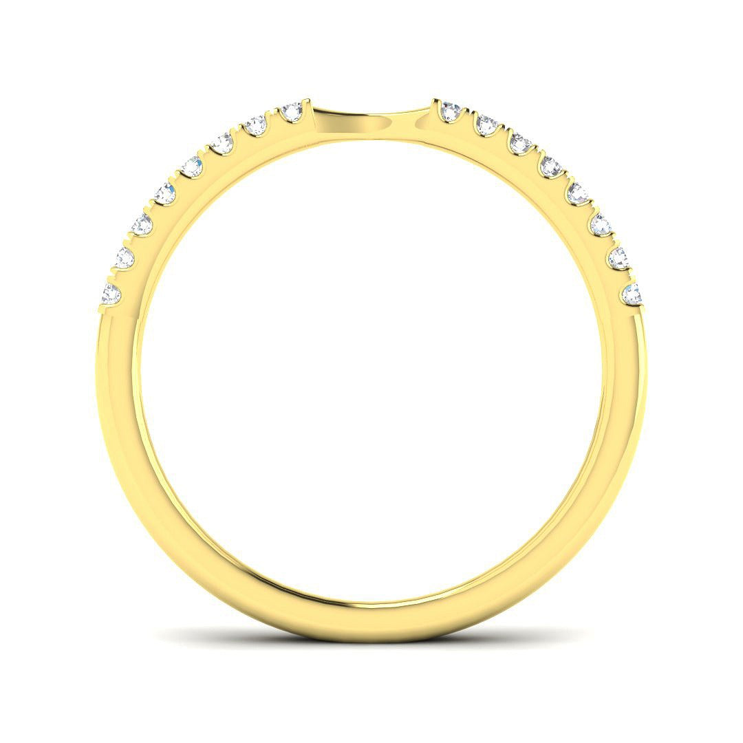 Natural Diamond Fancy Ring in 10K/14K gold and platinum with certified lab-grown or natural diamonds
