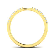 Natural Diamond Fancy Ring in 10K/14K gold and platinum with certified lab-grown or natural diamonds