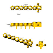 Natural Round Bezel Set Diamond Tennis Bracelet in Platinum with Secure Box Clasp - Line Bracelet in 10K/14K gold and platinum with certified lab-grown or natural diamonds