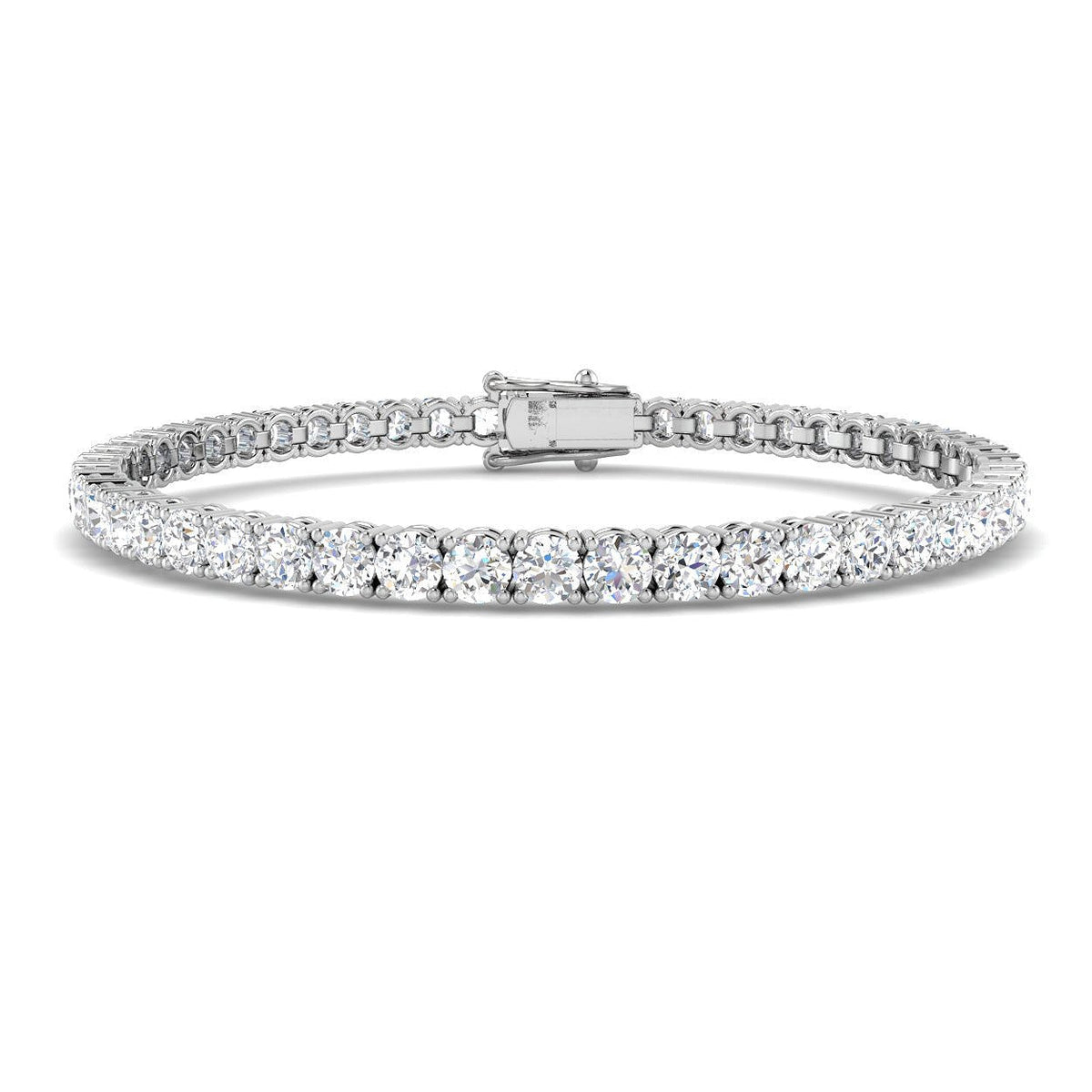 Lab Grown Diamond Tennis Bracelet in 10K/14K gold and platinum with certified lab-grown or natural diamonds