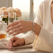 Lab Grown Round Cut Diamond Trio Prong Set Beaded Fancy Hinged Bangle with Box Lock in 10K/14K gold and platinum with certified lab-grown or natural diamonds