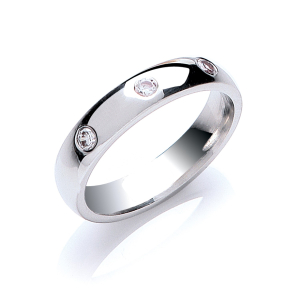 Ainsley Natural Diamond Women's Wedding Ring
