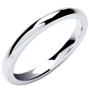 Ava Round cut Plain Wedding Ring for Women
