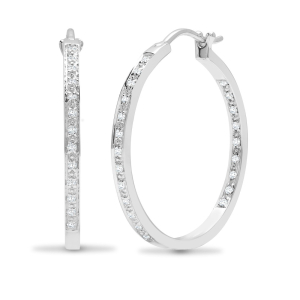 Kailee Natural Rose Gold 4 Prong  Diamond Earrings