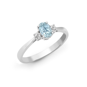 Brynlie Aquamarine Rose Gold 