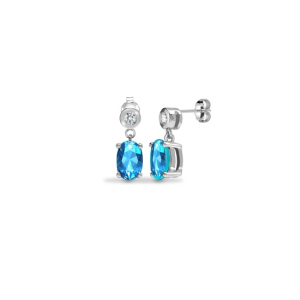 Harmonee Aquamarine Yellow Gold 4 Prong Set 