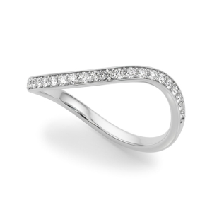  Avena Lab-Created Diamond Shaped Women's Wedding Ring